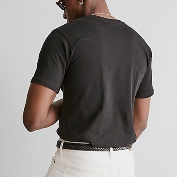 Madewell Men's Feels So Good Logo Graphic Short Sleeves Tee Black Size S NWT - Picture 2 of 8
